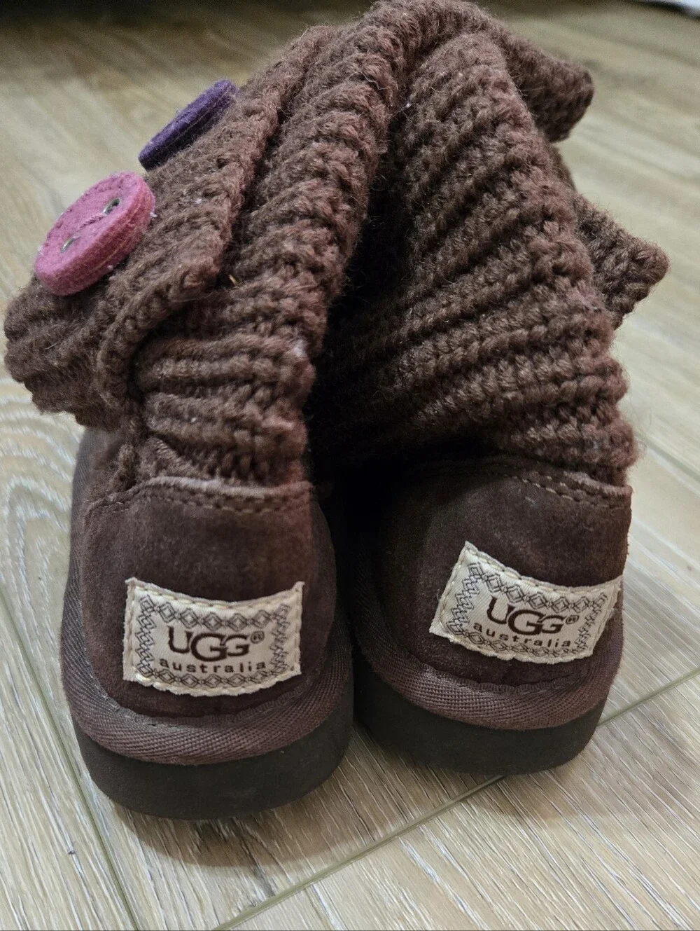 UGG Candy Knit Tall Boots, 10 Toddler